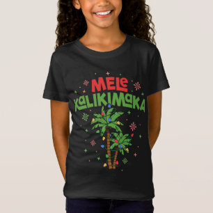 Mele Kalikimaka Hawaiian jul Handflatan Träd Light T Shirt