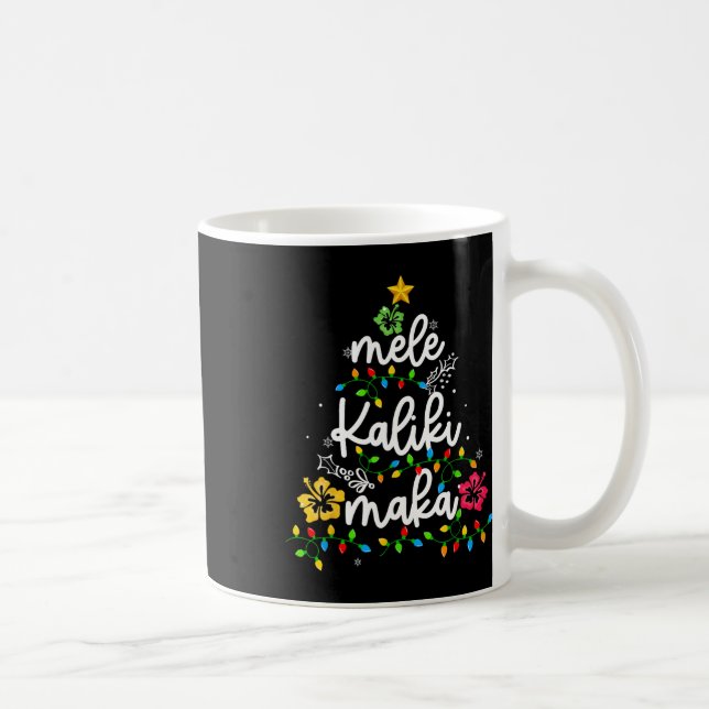 Mele Kalikimaka Hawaiian jul Hawaii Tropical Kaffemugg (Höger)