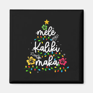 Mele Kalikimaka Hawaiian jul Hawaii Tropical Magnet