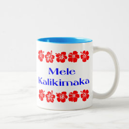 Mele Kalikimaka Hawaiian jul Hibiscus Mugg