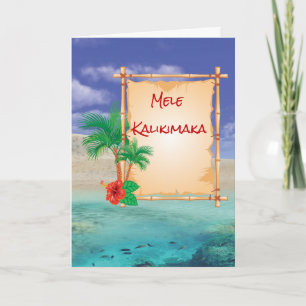 Mele Kalikimaka Hawaiian jul Kort