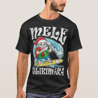 Mele Kalikimaka Hawaiian jul T Shirt