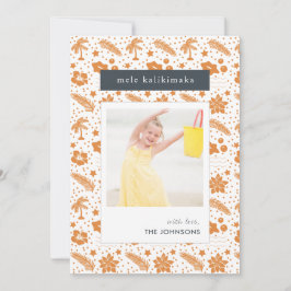 Mele Kalikimaka Hawaiian julfotoport Julkort