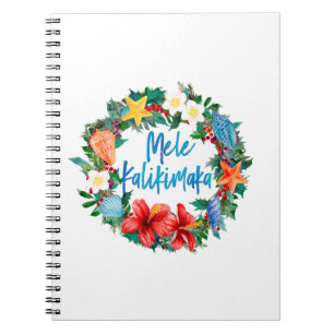 Mele Kalikimaka Hawaiian-julfransen Anteckningsbok