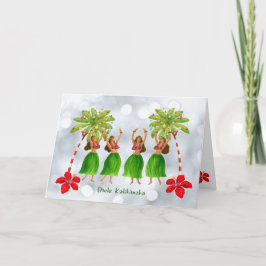 Mele Kalikimaka Hawaiian julkort Helgkort