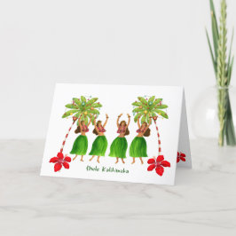 Mele Kalikimaka Hawaiian julkort Helgkort