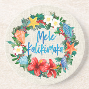 Mele Kalikimaka Hawaiian Julkrutans Underlägg