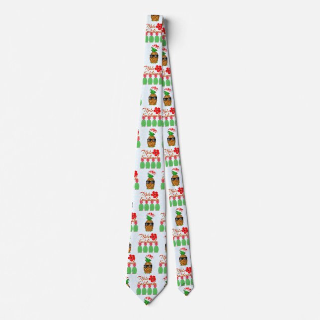 Mele Kalikimaka Hawaiian Pineapple God jul Slips (Framsida)