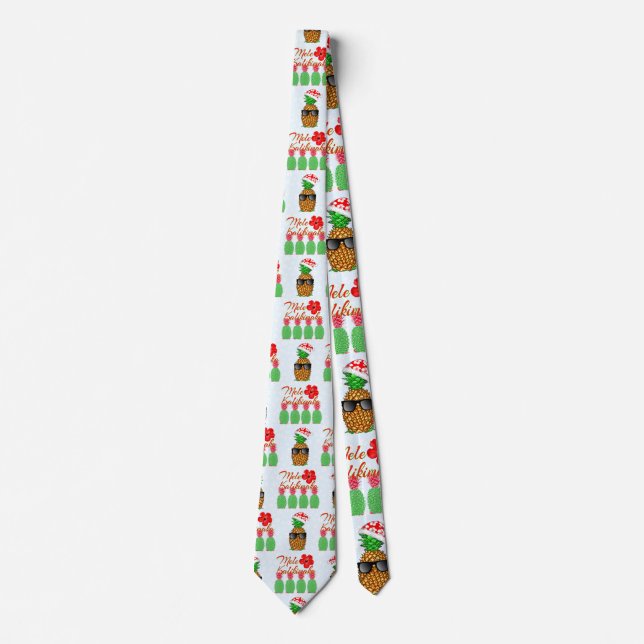 Mele Kalikimaka Hawaiian Pineapple God jul Slips (Framsida)