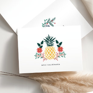 Mele Kalikimaka Himmelseisk julanananas Helgkort