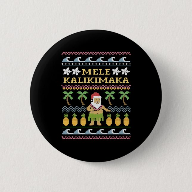 Mele Kalikimaka jul Knapp (Framsida)
