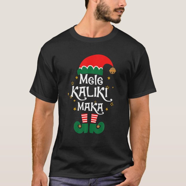 Mele Kalikimaka jul Matching Family Group EL T Shirt (Framsida)
