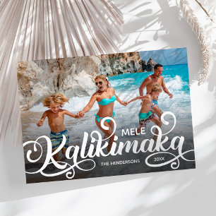 Mele Kalikimaka jul Photo Julkort