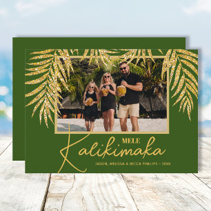 Mele Kalikimaka jul Photo Julkort