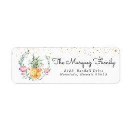Mele Kalikimaka | Jul Returadressetiketter Returadress Etikett