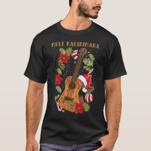 MELE KALIKIMAKA jul Ukulele Hawaii Gift T Shirt