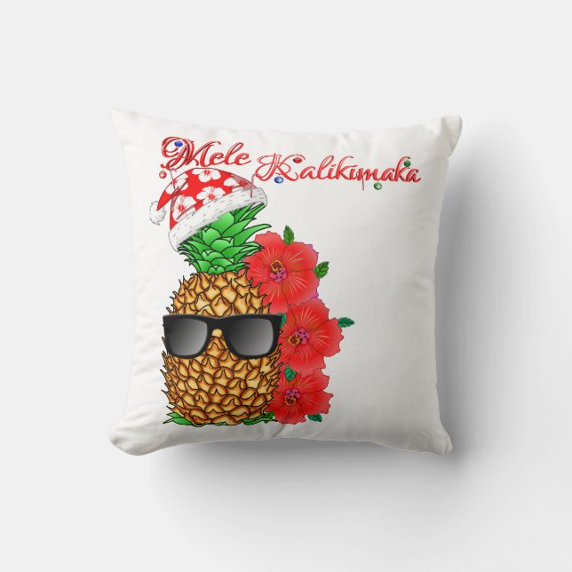 Mele Kalikimaka julananas Kudde (Framsida)