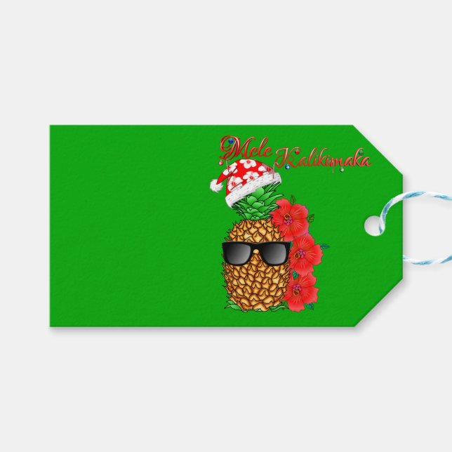 Mele Kalikimaka julanas Presentetikett (Framsidan (Horisontell))