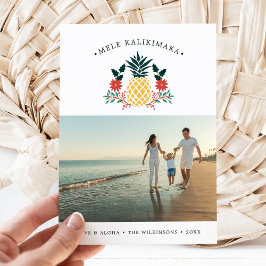 Mele Kalikimaka | Julfoto från Hawaii Julkort