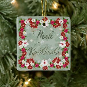 Mele Kalikimaka Julgran Ornament