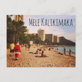 Mele Kalikimaka julkort! Helg Vykort