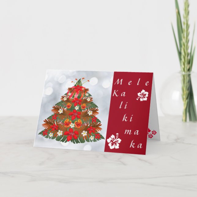 Mele Kalikimaka julkort Kort (Framsida)