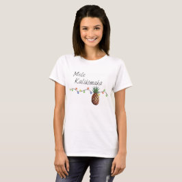 Mele Kalikimaka - julkvinna T-tröja Tee Shirt