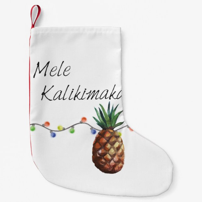 Mele Kalikimaka - julstrumpa (Framsidan)