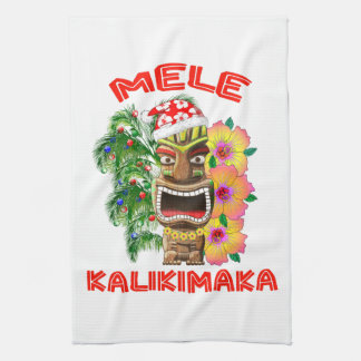 Mele Kalikimaka jultomten Tiki Kökshandduk