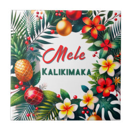Mele Kalikimaka Kakelplatta
