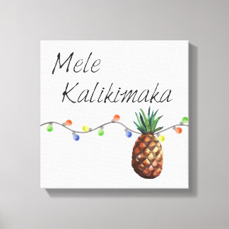 Mele Kalikimaka - Kanvastrycket Jul Canvastryck