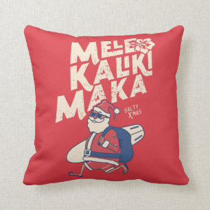Mele Kalikimaka - Ljuny Santa Hawaiian-jul Kudde