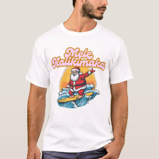 Mele Kalikimaka - Ljuny Santa Hawaiian-jul T Shirt