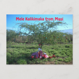 Mele Kalikimaka, ön Way Vykort