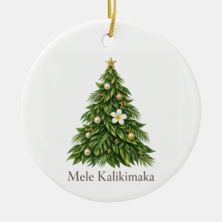 Mele Kalikimaka-ornament Julgransprydnad Keramik