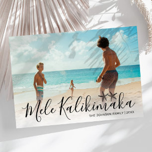Mele Kalikimaka Photo Julkort