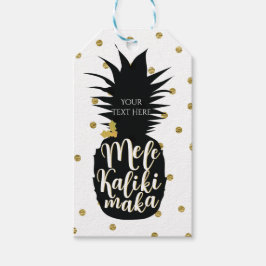 Mele Kalikimaka Pineapple Jul Anpassad Högtid Presentetikett