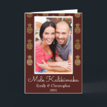 Mele Kalikimaka Pineapple julfotoport Helgkort<br><div class="desc">Mele Kalikimaka Faux Foil Guld och Burgundy Pineapple jul Burgundy Photo Card. Detta hawaiiska julkort är perfekt för ett tropiskt julkort.</div>