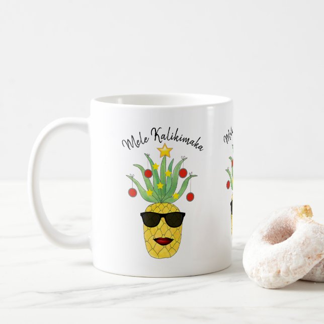 Mele Kalikimaka Pineapple Kaffemugg (Med munk)