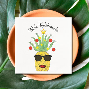 Mele Kalikimaka Pineapple Pappersservett