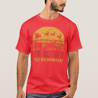 Mele Kalikimaka Retro Hawaiian Christmas Family Va T Shirt