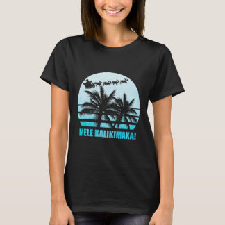 Mele Kalikimaka Retro Hawaiian julfamilj Va T Shirt