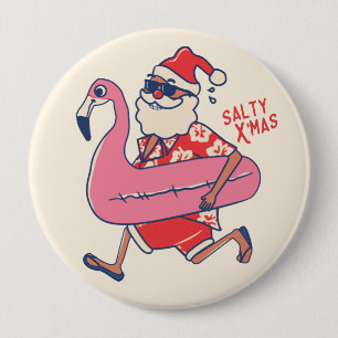 Mele Kalikimaka Santa Flamingo jul Getaways Knapp
