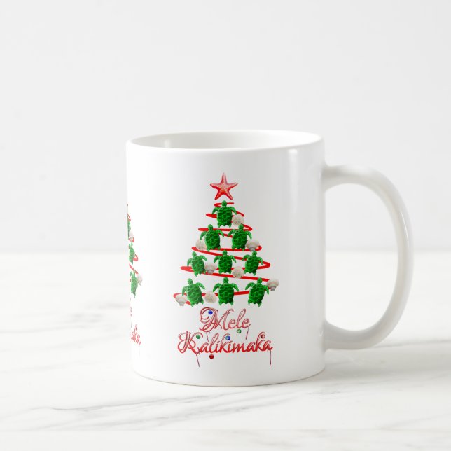Mele Kalikimaka Sea Turtles Kaffemugg (Höger)