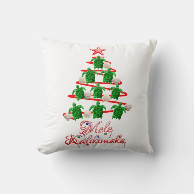 Mele Kalikimaka Sea Turtles Kudde (Framsida)