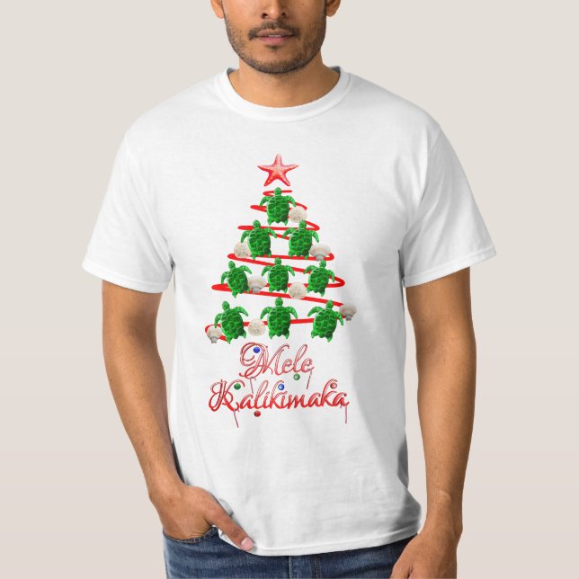 Mele Kalikimaka Sea Turtles Tee (Framsida)