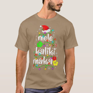 Mele Kalikimaka Shirt for Women Hawaii Ch T
