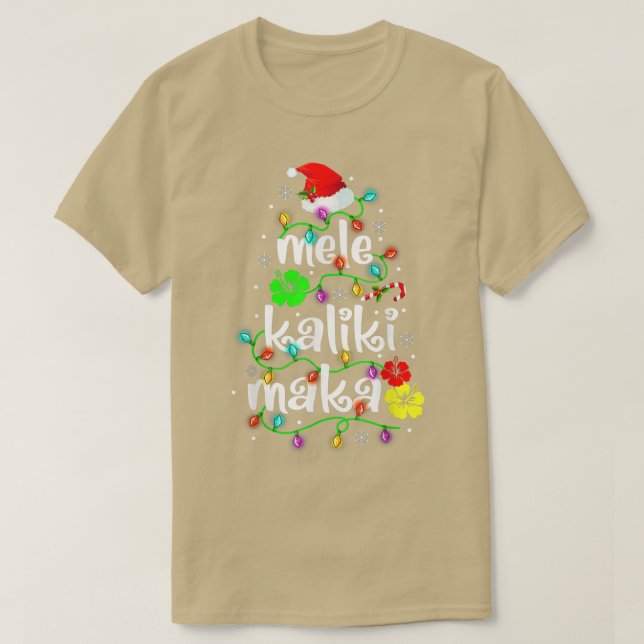 Mele Kalikimaka Shirt for Women Hawaii Ch T Shirt (Design framsida)