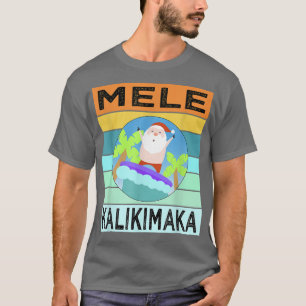 Mele Kalikimaka Shirt Hawaiian jultomte Ugl T