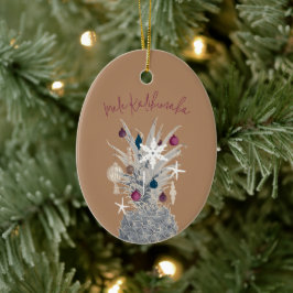 Mele Kalikimaka, Sugar Plum Julgransprydnad Keramik